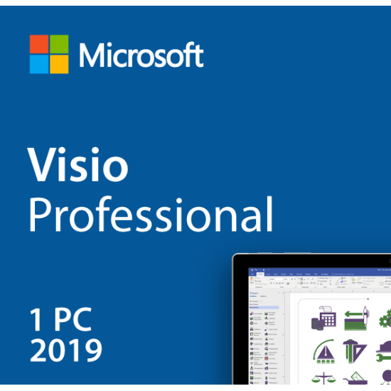 Visio Professional 2019 Dijital Lisans Anahtarı